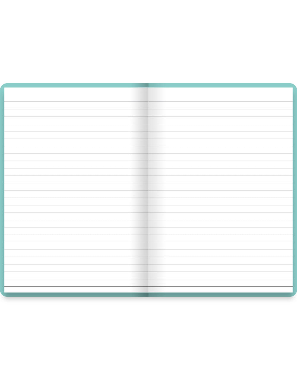 Dazzle A5 Ruled Notebook Turquoise#colour_turquoise