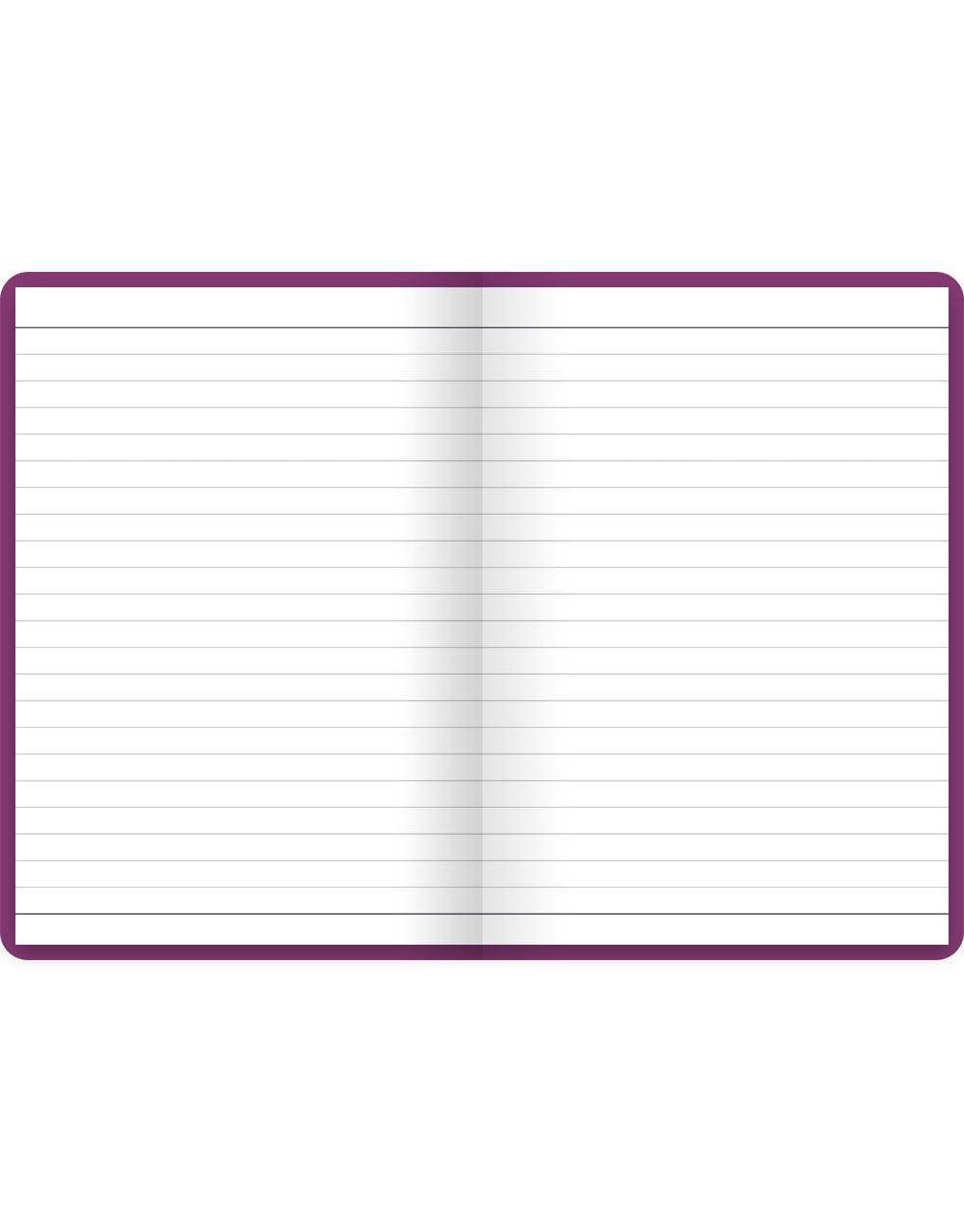 Dazzle A6 Ruled Notebook Purple#colour_purple