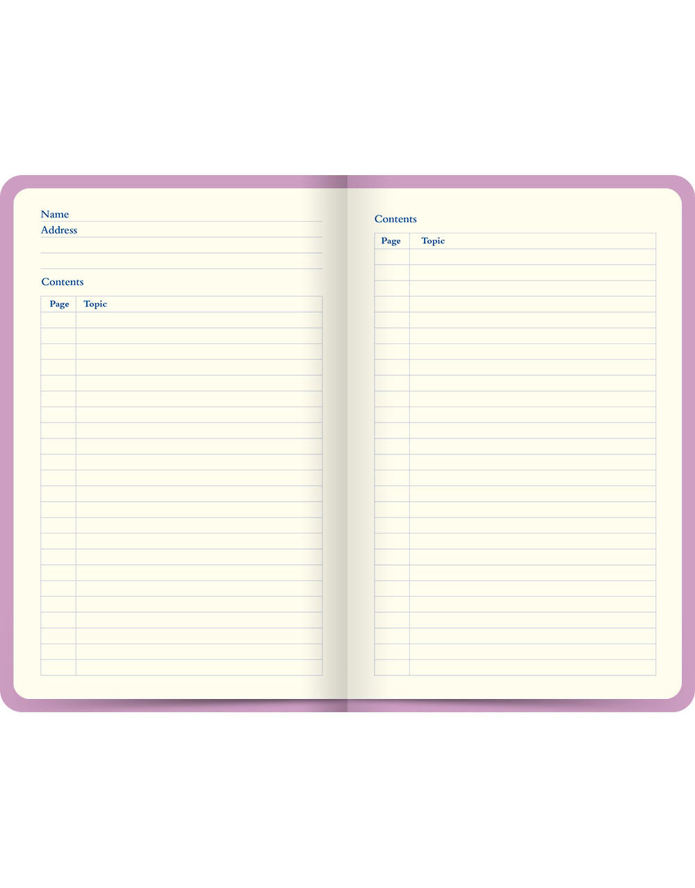 Icon Book Ruled Notebook Pink#colour_pink