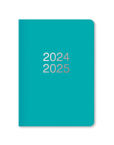 Dazzle A5 Week to View Planner 2024-2025 - Multilanguage#colour_turquoise