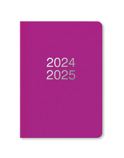 Dazzle A5 Week to View Planner 2024-2025 - Multilanguage#colour_purple
