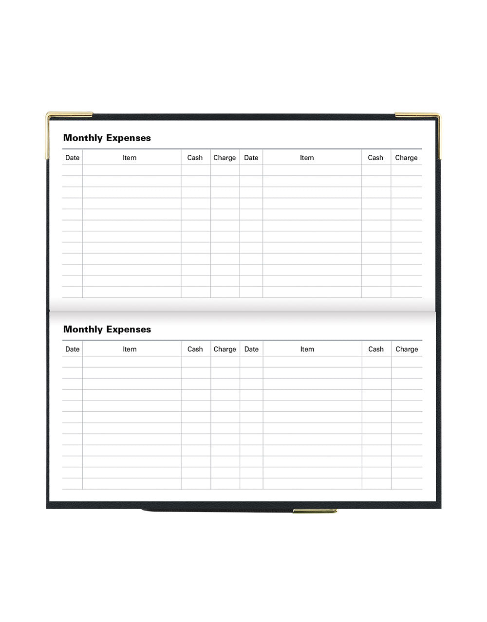 Classic Slim Landscape Week to View Planner with Appointments and Planners 2025 - English 25-C32SBK#colour_black