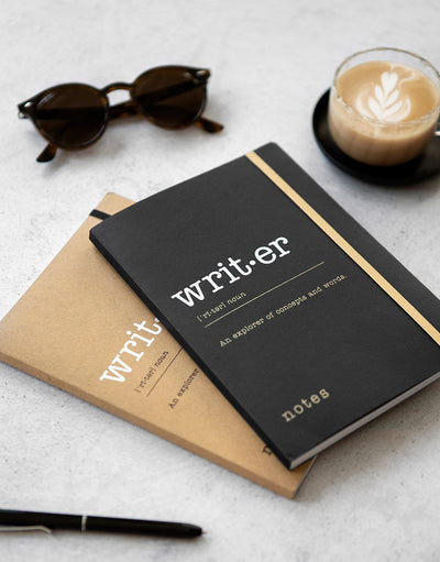 Eco Writers Words A5 Dotted Notebook#colour_black