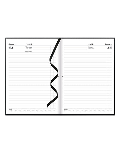 Standard A4 Day to a Page Planner 2025 - English  - 25-C10ZBK