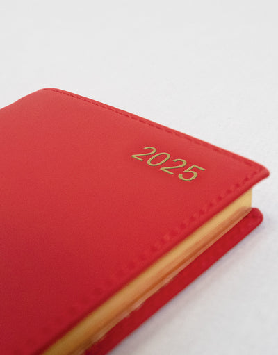 Belgravia Slim Week to View Leather Diary with Planners 2025 - English - 25-C33SURD