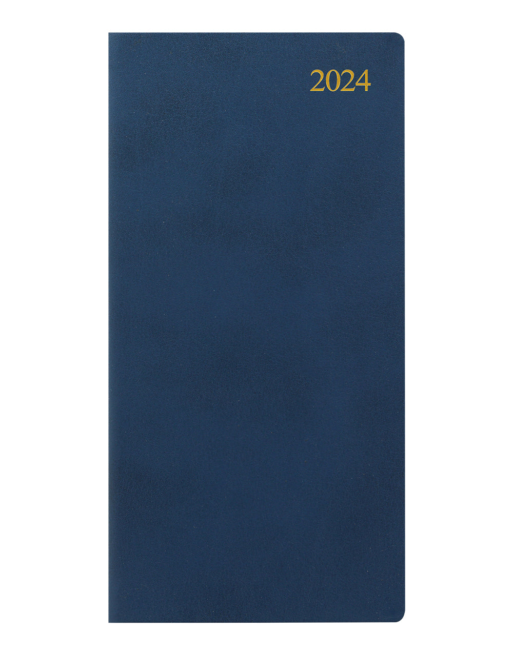 Signature Slim Week to View Leather Diary with Planners 2024 - English#colour_blue