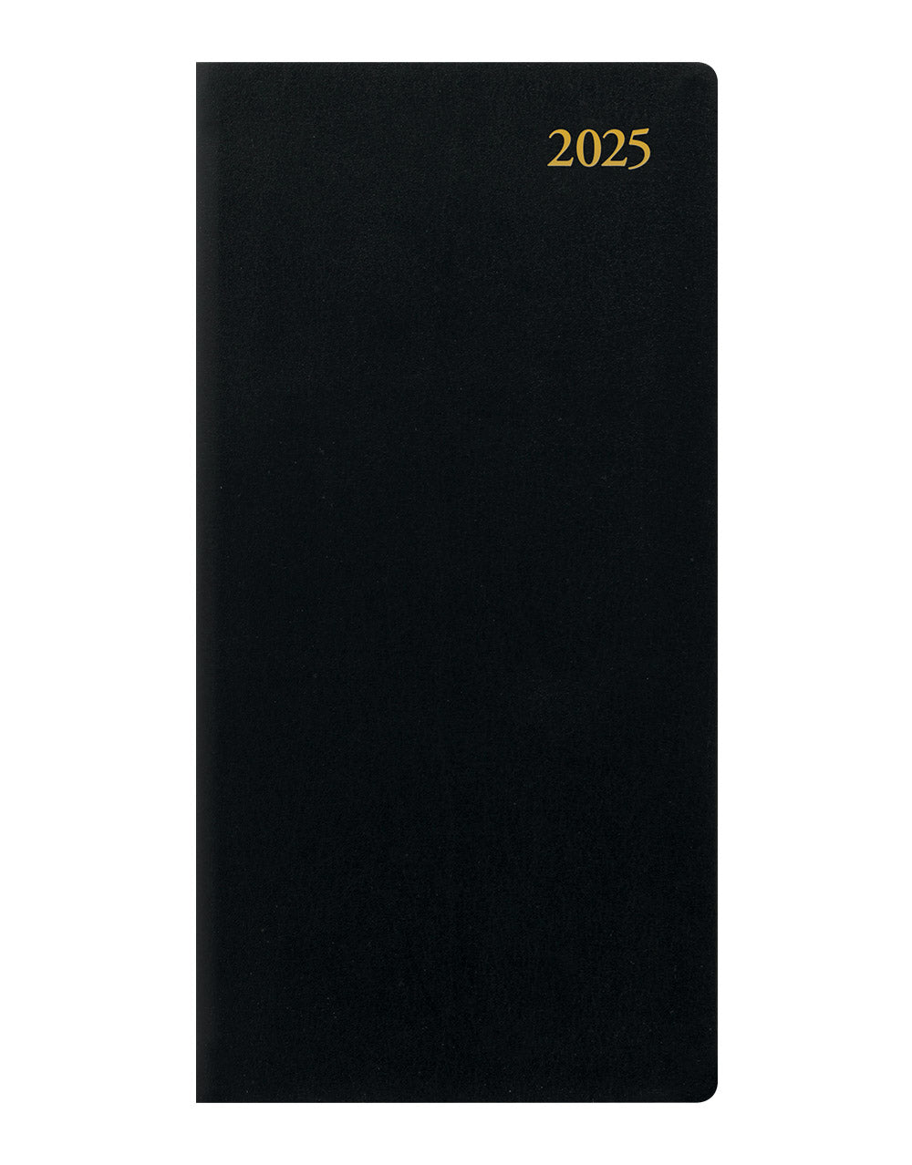 Signature Slim Week to View Leather Diary with Planners 2025 - English - 25-C38SUBK#colour_black