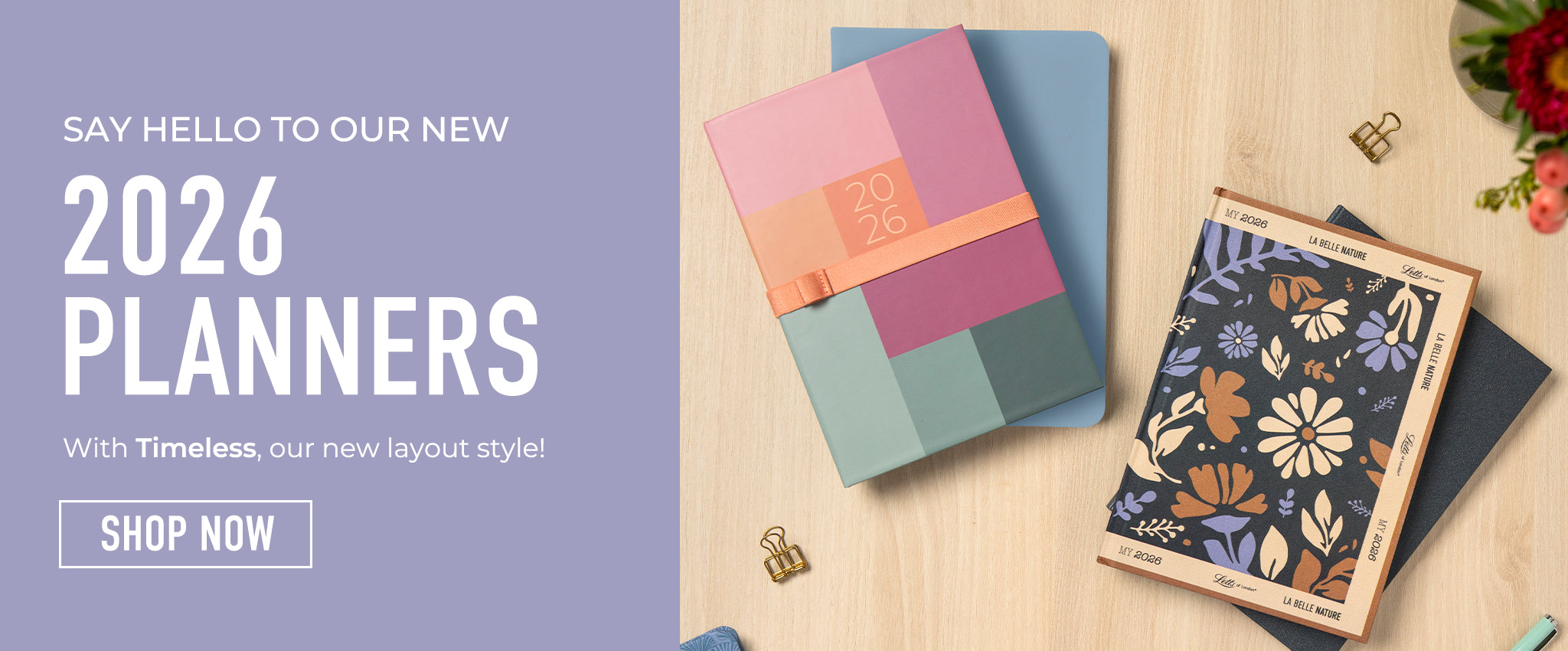 Say Hello to our new 2026 Planners