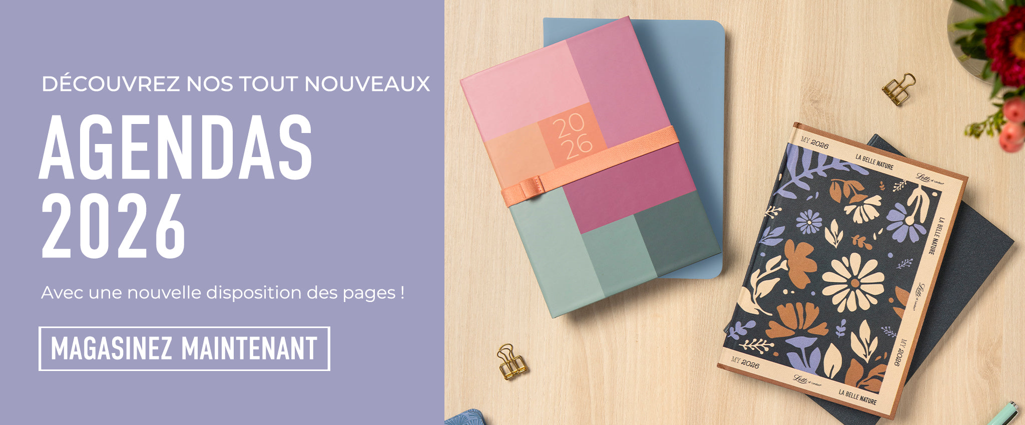 Nouveaux Agendas 2026