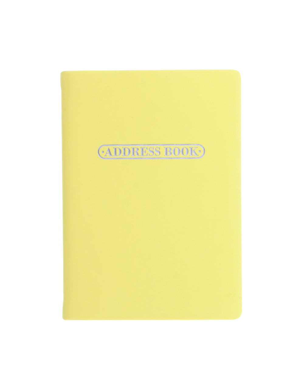 Pastel A6 Address Book Lemon#colour_lemon