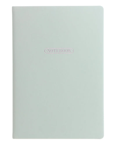 Pastel A5 Ruled Notebook Duck Egg#colour_duck-egg