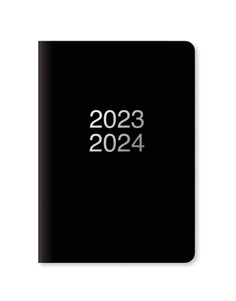 Dazzle A5 Week to View Planner 2023-2024 - Multilanguage - Black - Letts of London#colour_black