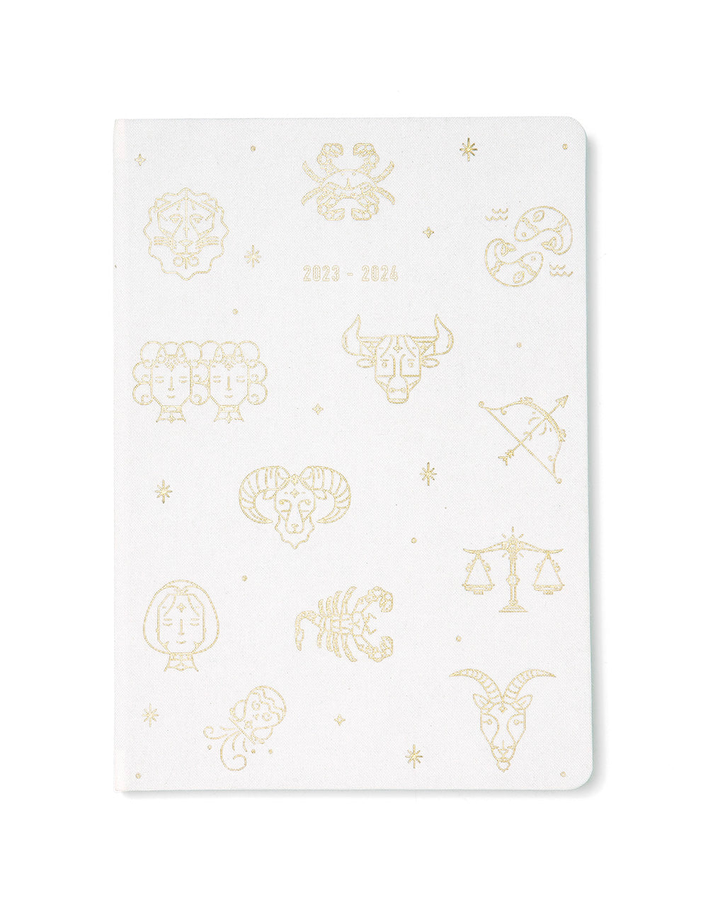 Zodiac A5 Week to View Planner 2023-2024 - Multilanguage - Ivory - Letts of London#colour_ivory
