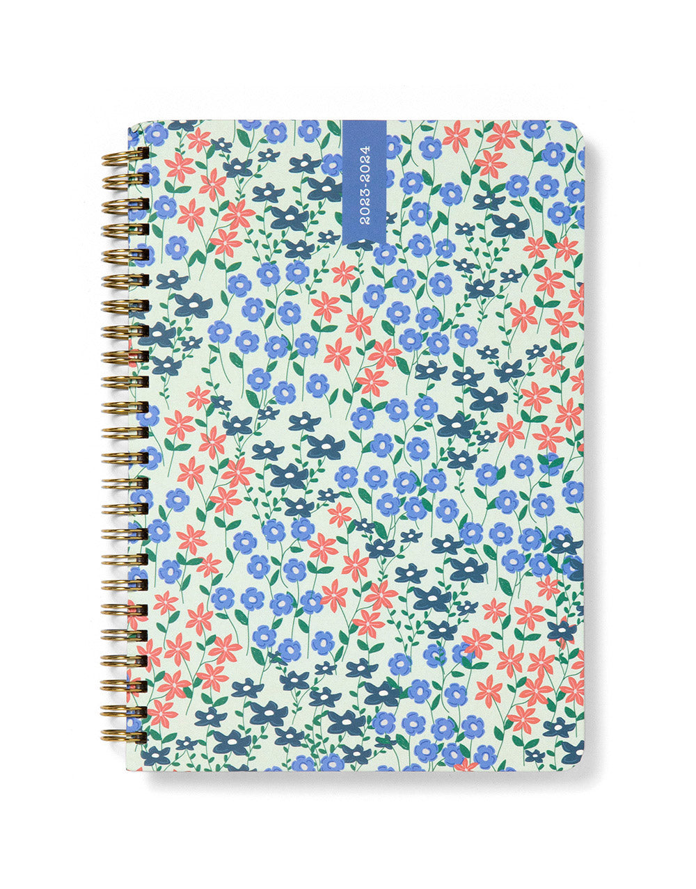 Spring Valley A5 Week to View 18-Month Planner 2023-2024 - Multilanguage - Mint - Letts of London#colour_mint