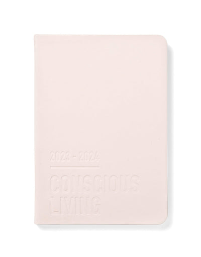 Conscious A5 Week to View Planner 2023-2024 - Multilanguage - Rosewater - Letts of London#colour_rosewater