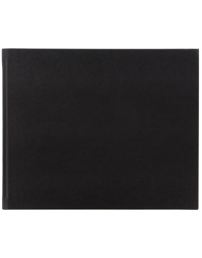 Legacy Quarto Landscape Plain Guest Book Black#colour_black