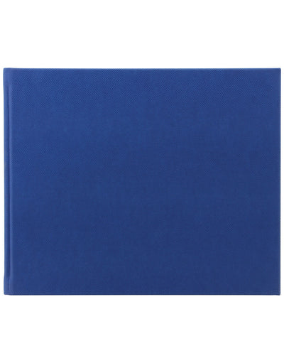 Legacy Quarto Landscape Plain Guest Book Blue#colour_blue