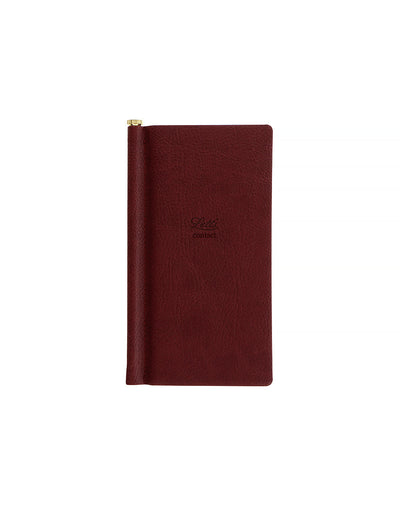 Origins Slim Pocket Address Book Chocolate Brown#colour_chocolate
