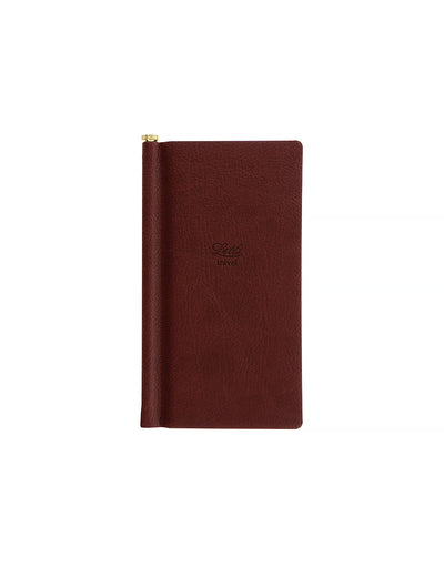 Origins Slim Pocket Travel Journal Chocolate Brown#colour_chocolate