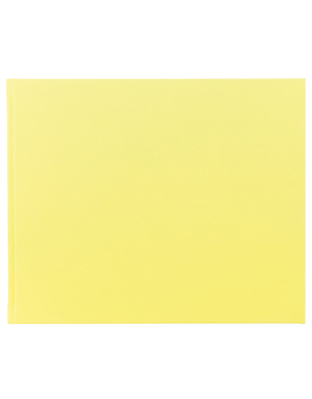 Pastel Quarto Landscape Plain Guest Book#colour_lemon
