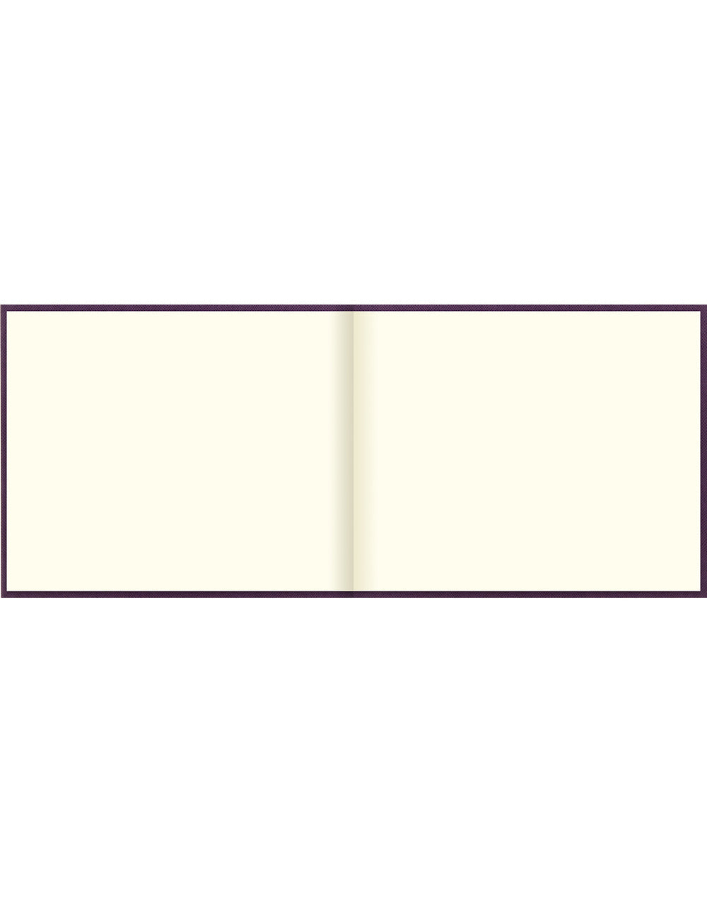 Legacy Quarto Landscape Plain Guest Book Purple#colour_purple
