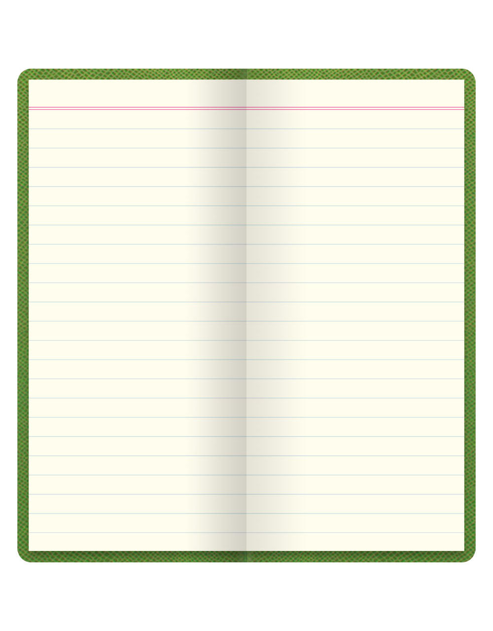 Legacy Slim Pocket Ruled Notebook Green#colour_green